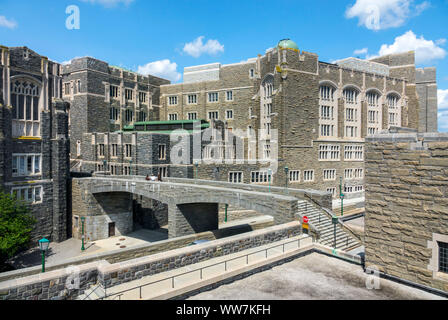 USA, l'État de New York, Orange County, West Point, bâtiment de l'académie militaire de l'USMA, United States Military Academy Banque D'Images