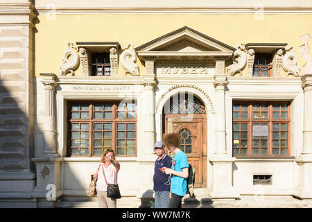 Lviv (Lemberg, Lwiw) : Palais Bandinelli au square Rynok (place du marché) de , Lviv, Ukraine Banque D'Images