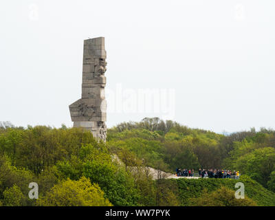 Monument Westerplatte À Gdańsk, Pologne Banque D'Images