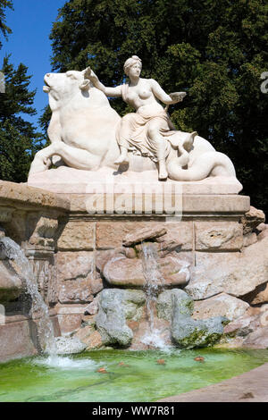 Le Wittelsbacher fontaine à Munich Banque D'Images