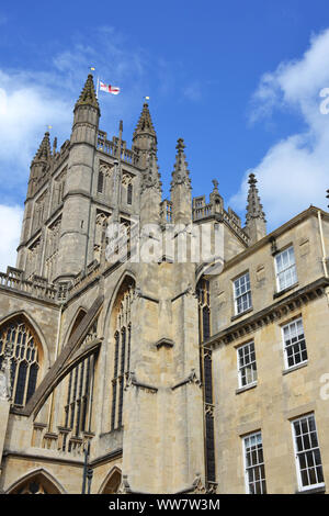 L'Abbaye de Bath, Bath, Somerset, Royaume-Uni Banque D'Images