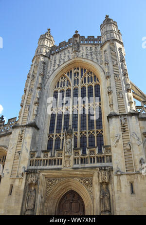 L'Abbaye de Bath, Bath, Somerset, Royaume-Uni Banque D'Images