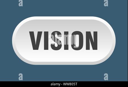 Bouton vision vision signe blanc arrondi. vision. Illustration de Vecteur