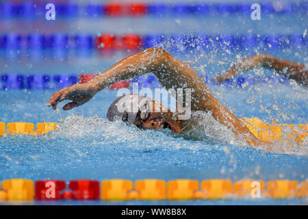 Londres, Royaume-Uni. 13 Sep, 2019. République populaire de Chine est HUA Dongdong le 100 m libre S11 2019 Final au cours de natation Championnats du monde Para Allianz - Jour 5 au centre aquatique de Londres le vendredi 13 septembre 2019. Londres en Angleterre. Credit : Taka G Wu/Alamy Live News Banque D'Images