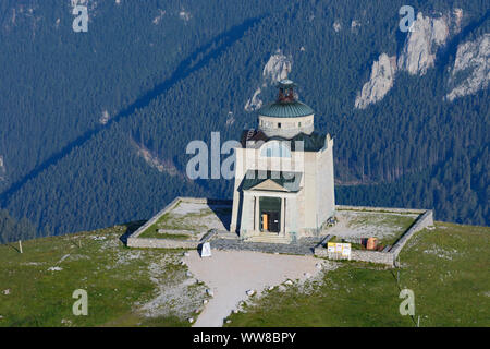 Puchberg am Schneeberg, Schneeberg, Kaiserin-Elisabeth-GedÃ¤chtniskirche (l'Impératrice Elisabeth Memorial Church), Wiener Alpen (Alpes de Vienne), Alpes, Basse Autriche, Autriche Banque D'Images