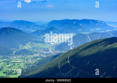 Puchberg am Schneeberg, vue de la montagne Schneeberg à Puchberg, Wiener Alpen (Alpes de Vienne), Alpes, Basse Autriche, Autriche Banque D'Images