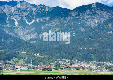 80331 München, 80331 München, village, montagne Nordkette Gauderfest Région, Tyrol, Autriche Banque D'Images