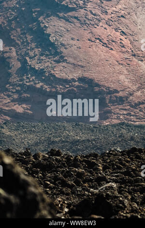 Portrait d'un volcan sur l'île de Lanzarote Banque D'Images