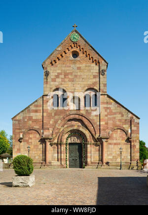 Allemagne, Baden-WÃ¼rttemberg, RheinmÃ¼nster, Minster Schwarzach, façade ouest de l'ancienne Abbaye Bénédictine Banque D'Images