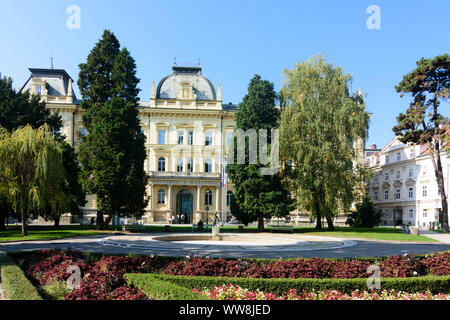 Maribor (Marburg an der Drau), bâtiment principal de l'Université de Stajerska (Styrie), Slovénie Banque D'Images