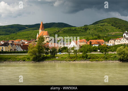 Weissenkirchen in der Wachau, vallée du Danube, Basse Autriche Banque D'Images