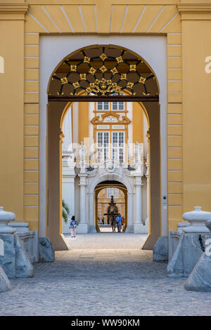 MELK, Autriche- le 16 août 2019 : l'historique Abbaye de Melk, gateway Banque D'Images