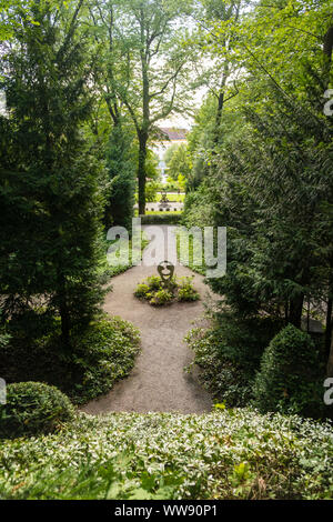 MELK, Autriche- le 16 août 2019 : Jardins de l'Abbaye de Melk Basse-autriche Banque D'Images