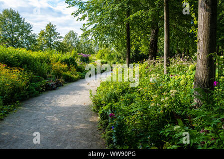 MELK, Autriche- le 16 août 2019 : Jardins de l'Abbaye de Melk Basse-autriche Banque D'Images