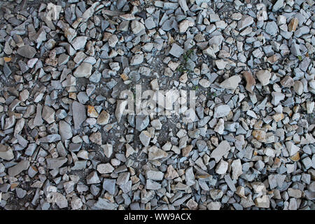 Résumé fond à Gray Rocks. Pierres pointues sur le terrain. Rocky texturé toile avec copie espace pour le texte Banque D'Images
