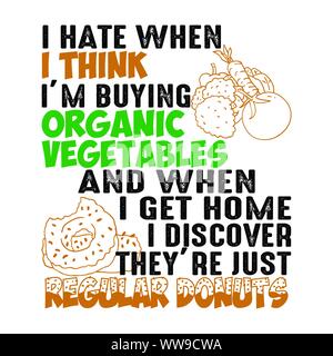 Je déteste quand je pense que je m'acheter Illustration de Vecteur