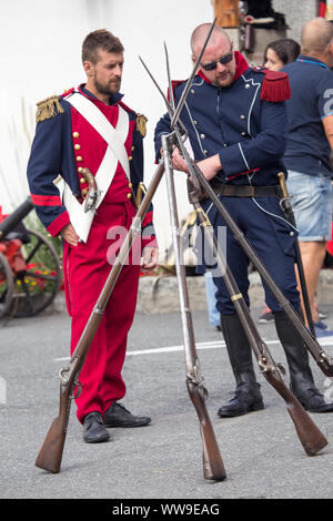 La Miaou festival à Combloux en Août Banque D'Images