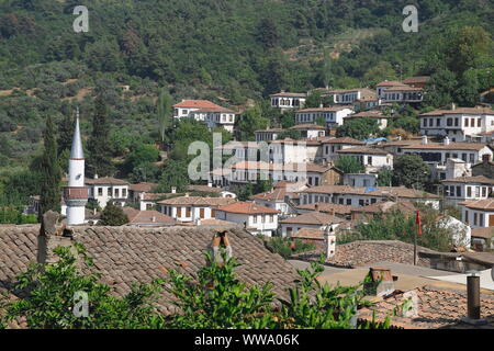 Sirince village, Izmir - Turquie. Un lieu historique et charmant village tranquille sur une haute colline. Banque D'Images