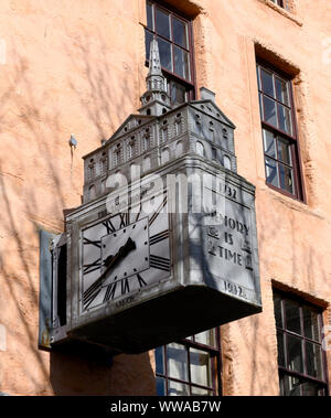 Maison de ville, l'horloge du centre-ville de Dundee, Dundee, Ecosse, Royaume-Uni, Tayside Banque D'Images