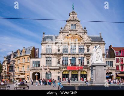 Centre historique de Gand, Flandre, Belgique, Union européenne. Banque D'Images