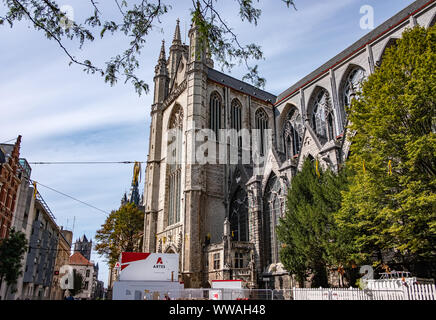 Centre historique de Gand, Flandre, Belgique, Union européenne. Banque D'Images