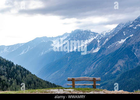 Paysage près de Staller, selle Haut Tauern, le Tyrol, Autriche Banque D'Images