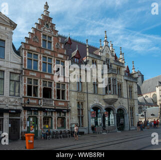 Centre historique de Gand, Flandre, Belgique, Union européenne. Banque D'Images