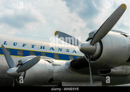 Lufthansa Lockheed L-1049 Super Constellation Banque D'Images