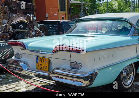 WROCLAW, Pologne - 11 août 2019 : USA cars show - Edsel Pacer 1958 Banque D'Images