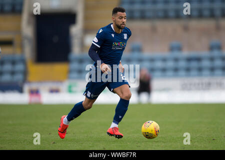 Dundee, Royaume-Uni. 14Th Sep 2019. 14 septembre 2019 ; Dens Park, Dundee, Écosse ; Championnat écossais, Dundee Football Club contre Alloa Athletic ; Kane Hemmings de Dundee - usage éditorial : Action Crédit Plus Sport Images/Alamy Live News Banque D'Images