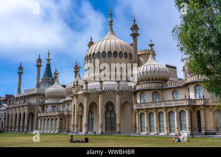 BRIGHTON, Royaume-Uni - 24 juillet : c'est le Pavillon Royal un palais historique et populaire destination de voyage le 24 juillet 2019 à Brighton Banque D'Images