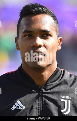 Florence, Italie. 15 Sep, 2019. Serie A Football Fiorentina v Jeventus. Florence (Italie) le 14 septembre 2019 Alex Sandro Photo Credit : agence photo indépendante/Alamy Live News Banque D'Images