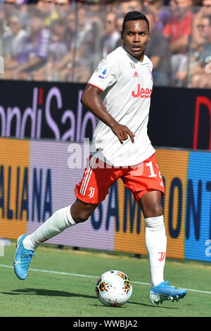 Florence, Italie. 15 Sep, 2019. Serie A Football Fiorentina v Jeventus. Florence (Italie) le 14 septembre 2019 Alex Sandro Photo Credit : agence photo indépendante/Alamy Live News Banque D'Images