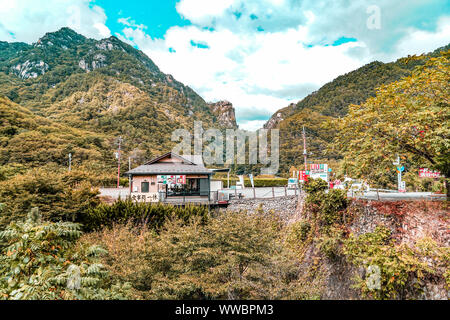 Les Gorges de Shosenkyo en automne, Kofu, Yamanashi, Japon Banque D'Images