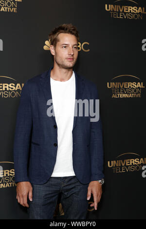 NBC Universal et Emmy prête-nom de célébrations au Restaurant Tesse le 13 août 2019 à West Hollywood, CA comprend : Justin Hartley Où : West Hollywood, California, United States Quand : 14 août 2019 Credit : Nicky Nelson/WENN.com Banque D'Images
