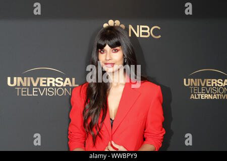 NBC Universal et Emmy prête-nom de célébrations au Restaurant Tesse le 13 août 2019 à West Hollywood, CA comprend : Jameela Jamil Où : West Hollywood, California, United States Quand : 14 août 2019 Credit : Nicky Nelson/WENN.com Banque D'Images