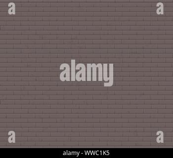 Seamless texture du mur de briques. Vieux mur de briques gris arrière-plan. Vector illustration Illustration de Vecteur