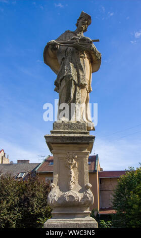 Statue de saint Jean Népomucène à Bratislava Banque D'Images