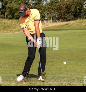 Badhoevedorp, Pays-Bas. 15 Sep, 2019. BADHOEVEDORP, 15-09-2019, l'International, tournée européenne. Joost Luiten durant la KLM Dutch Open 2019 round 4 : Crédit Photos Pro/Alamy Live News Banque D'Images