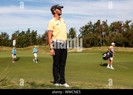 Badhoevedorp, Pays-Bas. 15 Sep, 2019. BADHOEVEDORP, 15-09-2019, l'International, tournée européenne. Joost Luiten durant la KLM Dutch Open 2019 round 4 : Crédit Photos Pro/Alamy Live News Banque D'Images