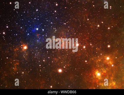 Ciel étoilé Banque D'Images