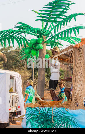 Carnaval de l'état côtier de Goa en Inde Banque D'Images