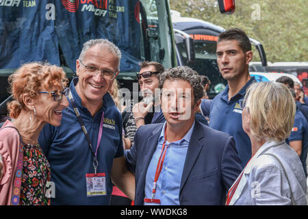 Legnano, Italie - 15 septembre 2019 : Coppa Bernocchi, 101édition de célèbre compétition cycliste italien. Banque D'Images