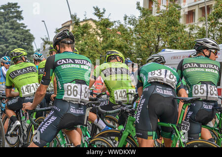 Legnano, Italie - 15 septembre 2019 : Coppa Bernocchi, 101édition de célèbre compétition cycliste italien. Banque D'Images