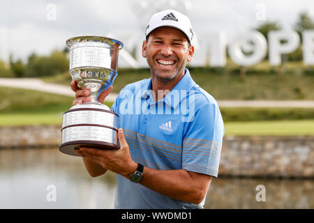 Badhoevedorp, Pays-Bas. 15 Sep, 2019. BADHOEVEDORP, 15-09-2019, l'International, tournée européenne. Sergia Garcia remporte le KLM Open 2019 : Crédit Photos Pro/Alamy Live News Banque D'Images