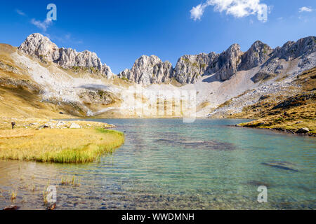 Ibon de Acherito Acherito - lac, Valle de hecho, Huesca, Espagne Banque D'Images