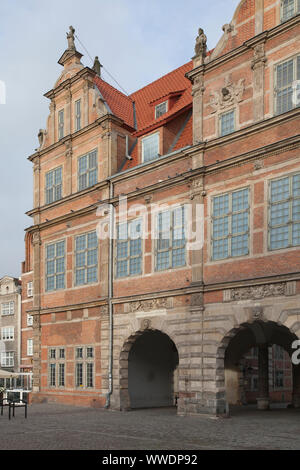 Marché longtemps, la vieille ville de Gdansk, Pologne. La rue Długi Targ, Stare Miasto Gdanska Banque D'Images