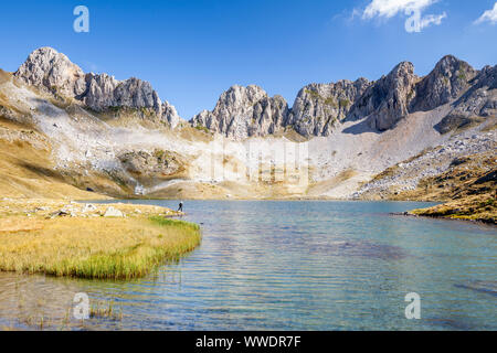 Ibon de Acherito Acherito - lac, Valle de hecho, Huesca, Espagne Banque D'Images