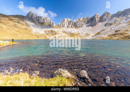 Ibon de Acherito Acherito - lac, Valle de hecho, Huesca, Espagne Banque D'Images