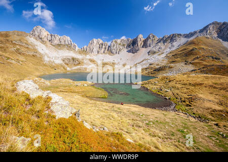 Ibon de Acherito Acherito - lac, Valle de hecho, Huesca, Espagne Banque D'Images